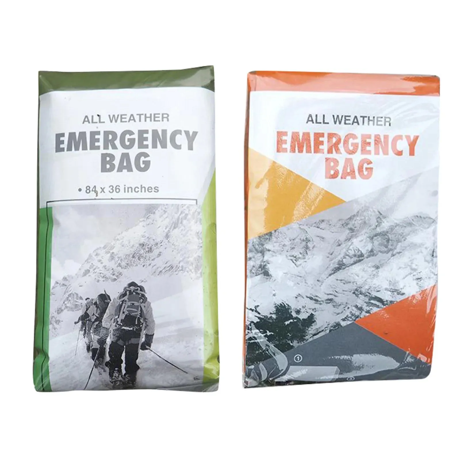 Outdoor PE Orange Emergency Sleeping Bag Disaster Relief Cold Protection Heat Insulation Emergency Sleeping Bag