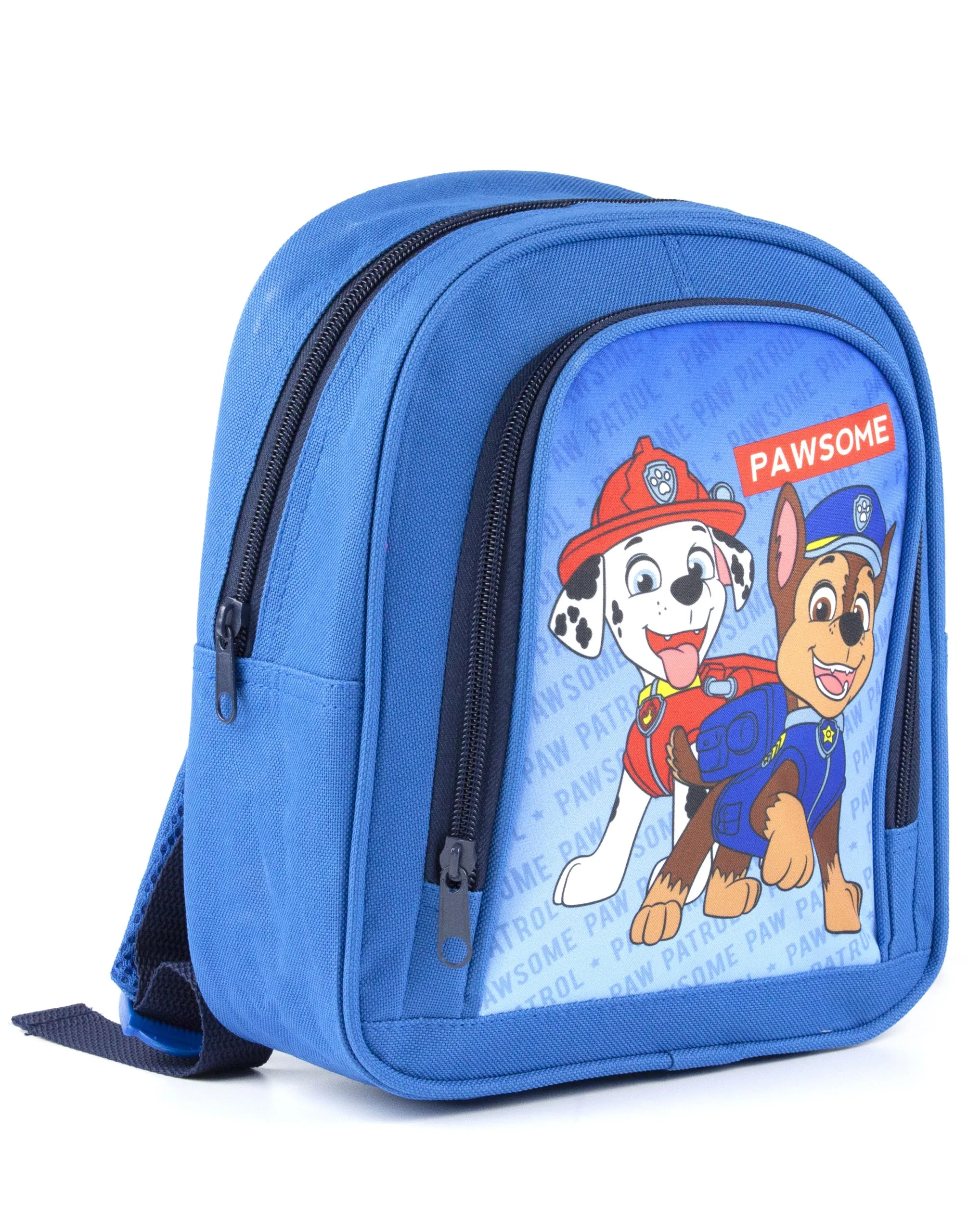 Paw Patrol Pawsome Chase Marshall Boy's Blue School Polyester Backpack Bag