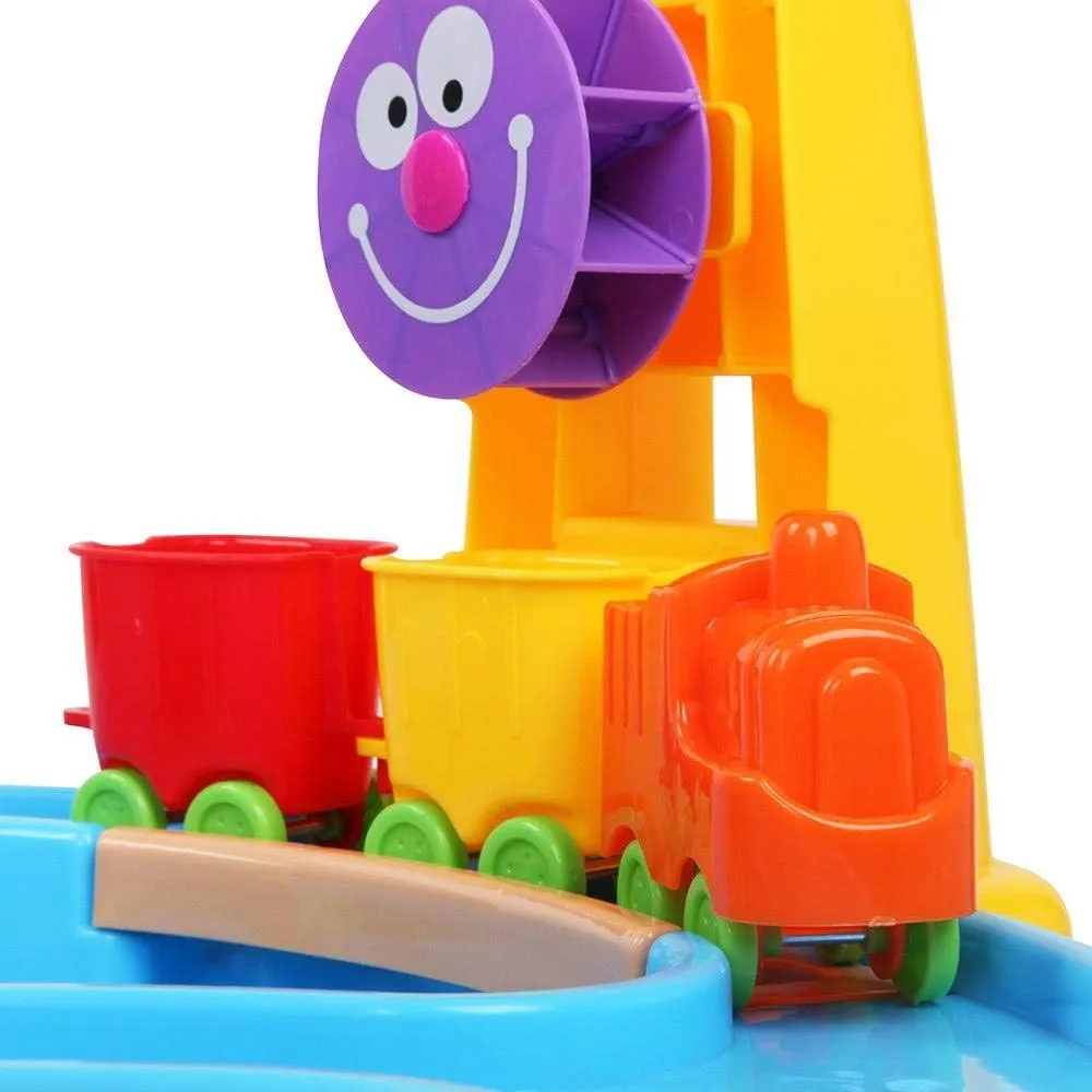 Sand and Water Table Toy Set with Umbrella