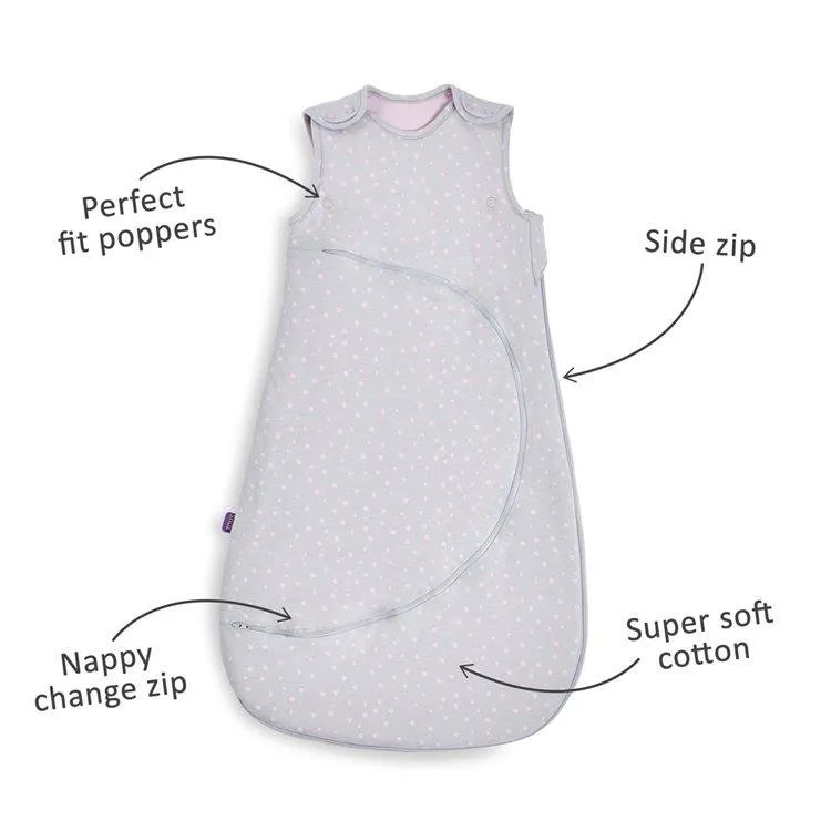 SnuzPouch Sleeping Bag in Spots - Rose