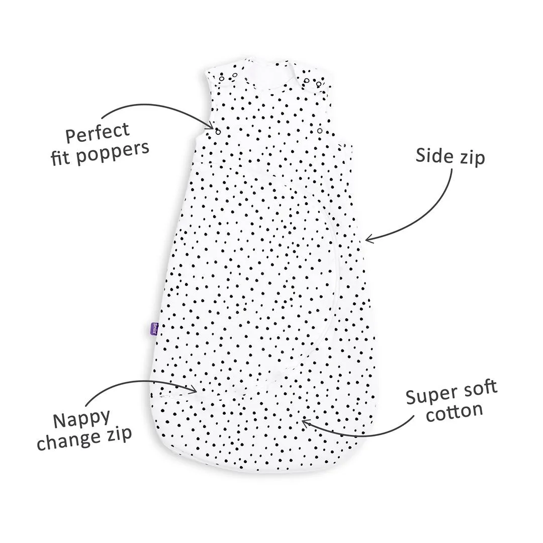 SnuzPouch Sleeping Bag - Mono Spots - TOG 1.0