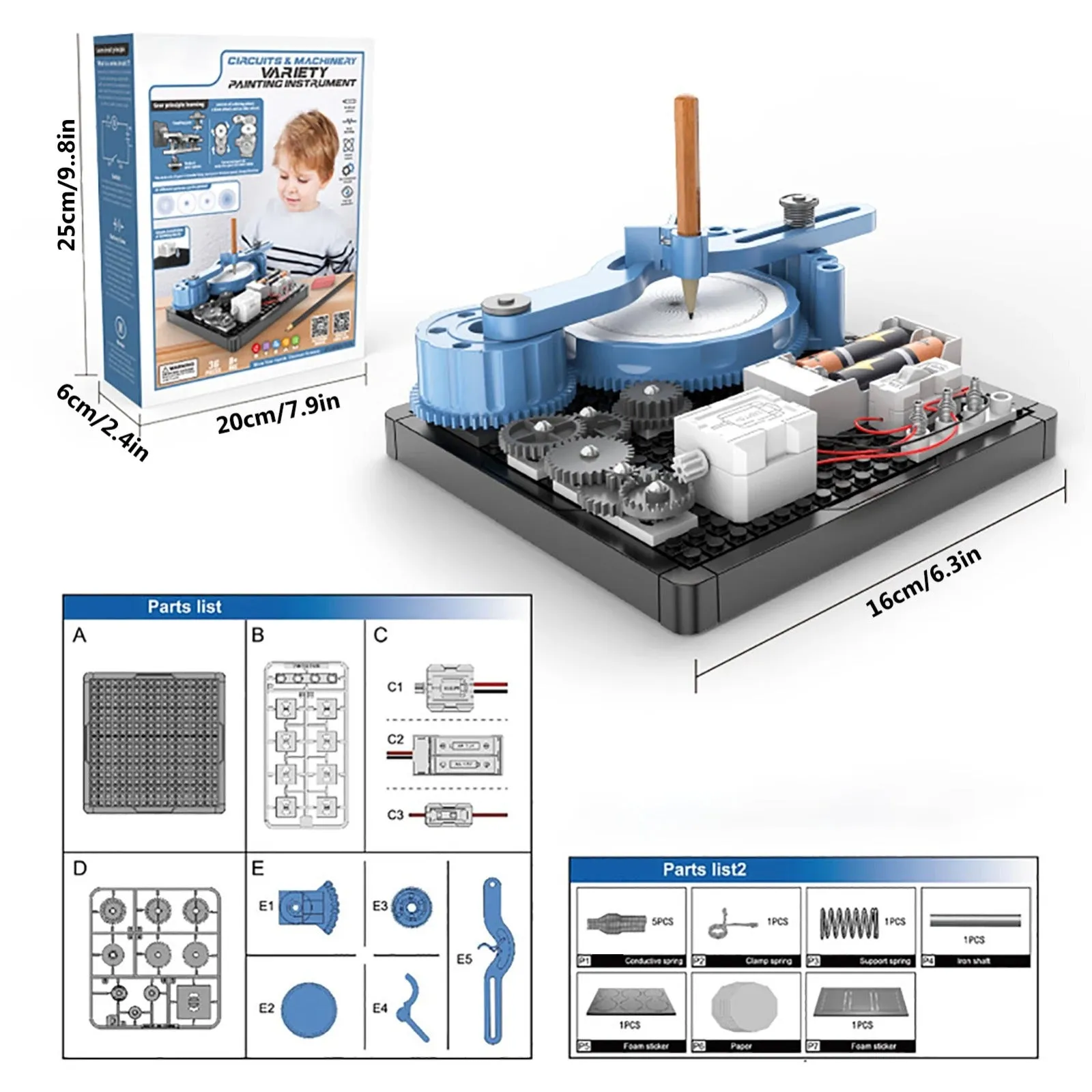 STEAM Electronics Exploration Circuit Machinery-Painting - 101