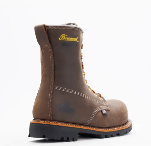 Thorogood AMERICAN LEGACY – Waterproof   Insulated – 6” Crazy Horse Nano Safety Toe