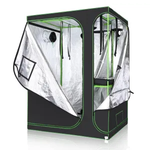 Yescom Grow Tent 60"x48"x80" 2in1 Hydroponic Grow Room